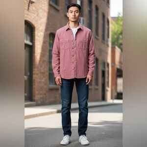 J Crew Men's Casual Button-Down Shirt